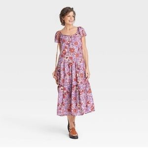 Knox Rose Purple Haze Floral Dress